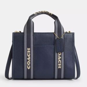 Coach Navy Blue Tote Bag
